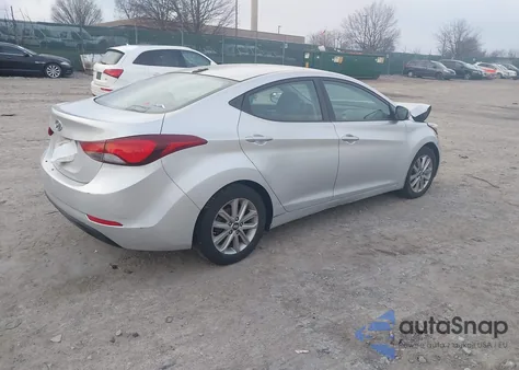2016 Hyundai Elantra Se из США, поврежденный, VIN 5NPDH4AE2GH775411